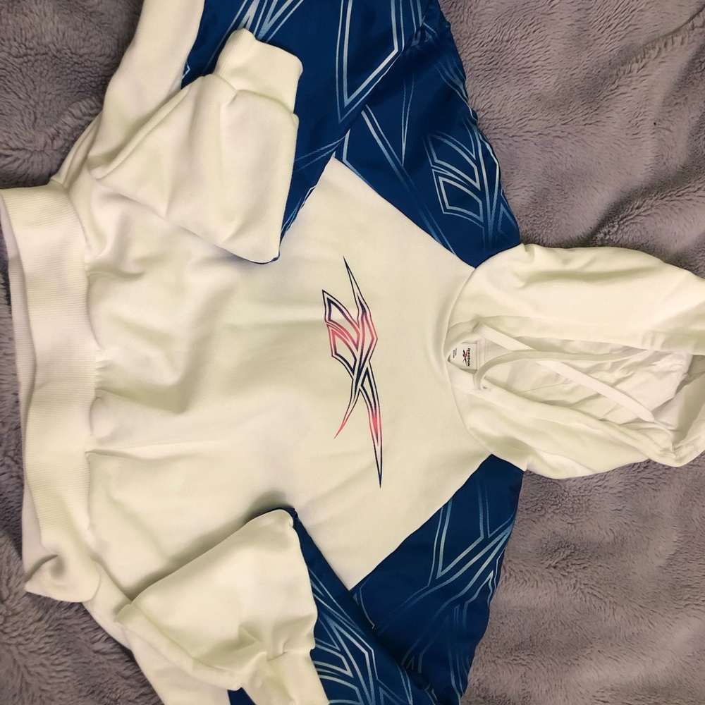 Reebok cropped hoodie.